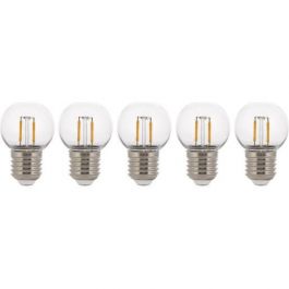 Bailey LED Filament Helder Kogel E27 2700K 2W 180lm IP44 Ecopack Per 5