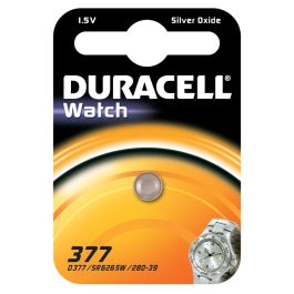 opwinding Sherlock Holmes Beneden afronden Duracell knoopcel batterij 377 1,5V - per stuk (D062986) | Elektramat