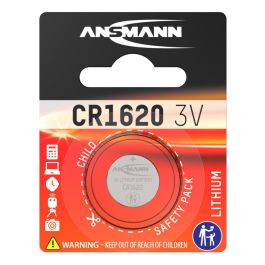toewijzing knop onenigheid Ansmann batterij lithium knoopcel CR1620 / 3V - verpakking per 1 stuk  (5020072) | Elektramat