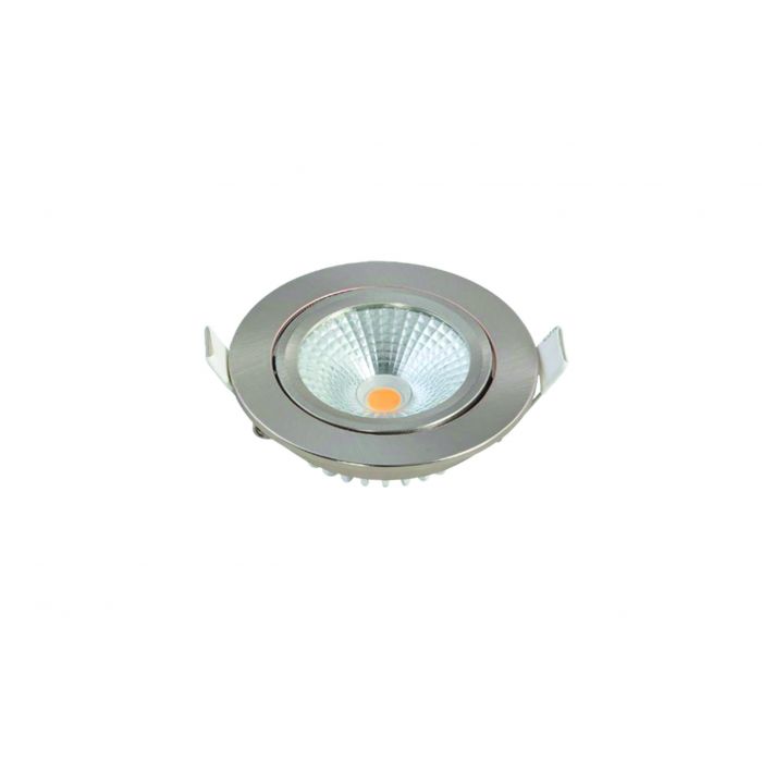 EMhub Waterdichte Inbouwspot Rond Aluminium 5W 450lm 2700K Zaagmaat