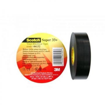 3M™ isolatietape 19mm x 20 meter zwart (7000042541)