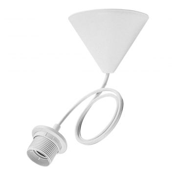 Bailey hanglamp E27 met 0,8 meter snoer - wit (141259)