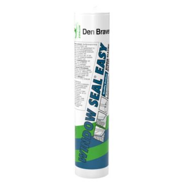 Den Braven Zwaluw Window Seal Easy overschilderbare hybride beglazingskit - koker 290ml - puur wit (30622996)