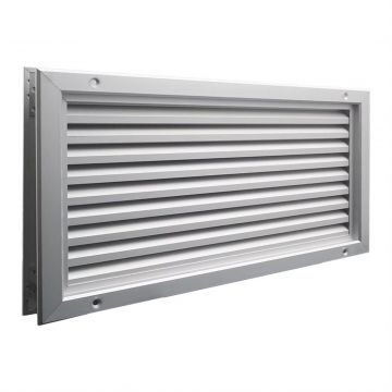 WEHA deurventilatierooster 400x200mm - aluminium (24314020)