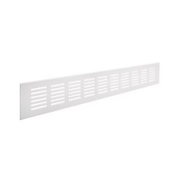 WEHA ventilatiestrip aluminium 400x60mm - wit (28614006 W)