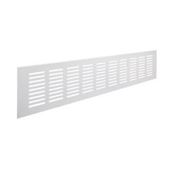 WEHA ventilatiestrip aluminium 400x80mm - wit (28614008 W)