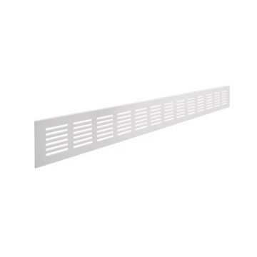 WEHA ventilatiestrip aluminium 500x60mm - wit (28615006 W)