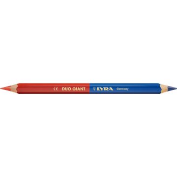 Lyra Duo Giant markeerpotlood rood/blauw (2930101)