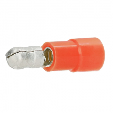 Cimco volledig geïsoleerde rondstekerhuls rood 0,5-1mm2 - 4mm per 100 stuks (180300)