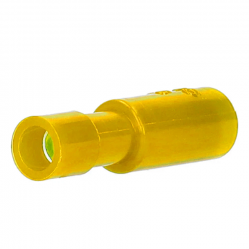 Cimco geïsoleerde rondsteker geel 4-6mm2 - 5mm per 100 stuks (180314)