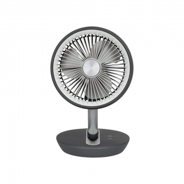 Eurom draadloze oplaadbare en opvouwbare mini ventilator 4 standen 27.5cm - zwart (384642)