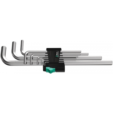 Wera inbus stiftsleutel haaks 950/9 Hex-Plus 2 1,5-10 - 9 delig (05021909001)