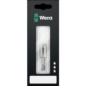 Wera bithouder RVS magnetisch 75mm 1/4" met sterke spanring (05073357001)