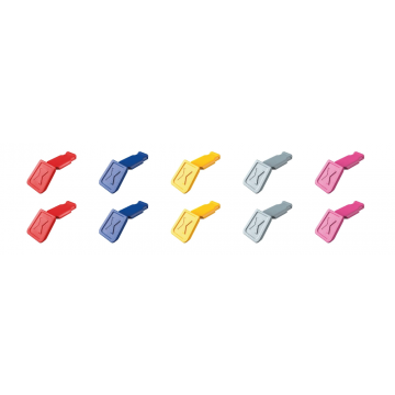 KNIPEX ColorCode Clips kleurenmix 1 voor KNIPEXtend handgreep 10-delig (006110CV01)