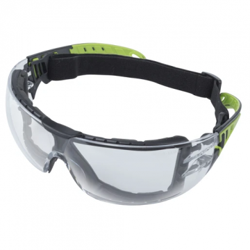 Wolfcraft veiligheidsbril Sport met beugels en elastiek - transparant (4907000)