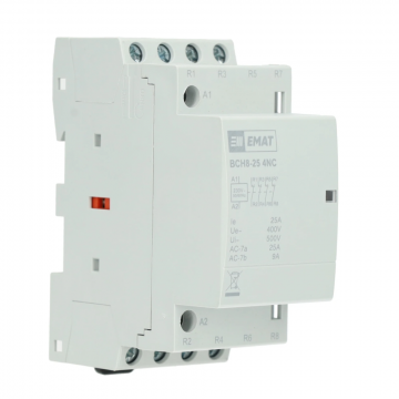 EMAT contactor 230/400V 25A 0 maak en 4 verbreek (85010007)